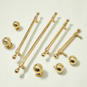 Light Luxury Solid Brass Cabinet Pulls