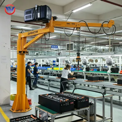 Advanced Intelligent Boom Crane with Smart Controls