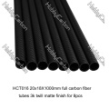 Tube en fibre de carbone 3k 20x18x1000mm pour jouets RC