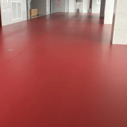 new table tennis court floor