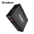 Scodeno Vendita calda IP40 Din-Rail 10/100/1000 Mbps 5 RJ45 Porte Switch Ethernet industriali
