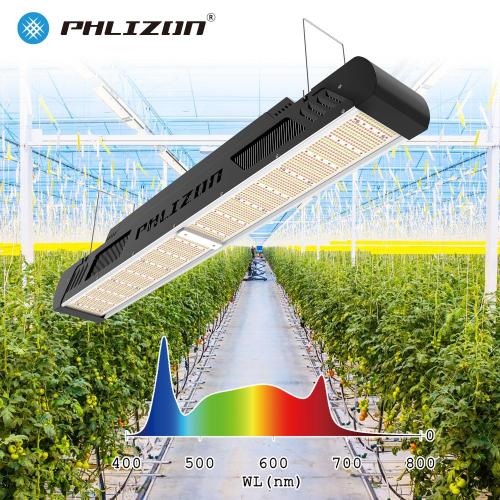 Phlizon linear 640 watt tumbuh ringan LED