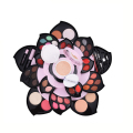 Bunte Lidschatten Rosen -Make -up -Blumenverpackungskits