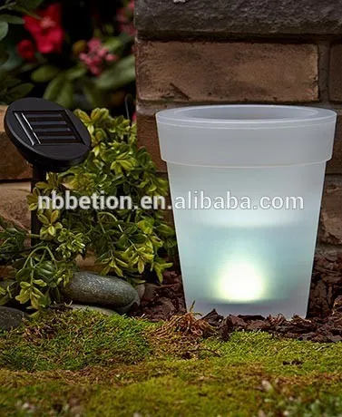 2015 the newest LED flower pot LED pot flower pot plastic flower pot garden planter