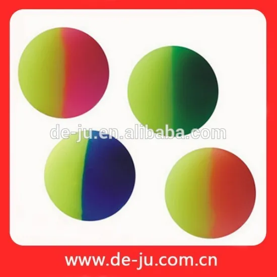 Promotion Colorful Light Jumping Toys White Blue Orange Red Plastic Ball