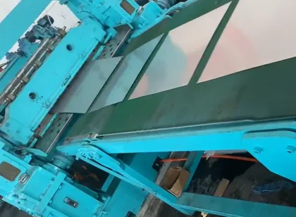 Precision Metal Sheet Fly Cut to length line