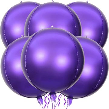 Purple 4D aluminum foil balloon