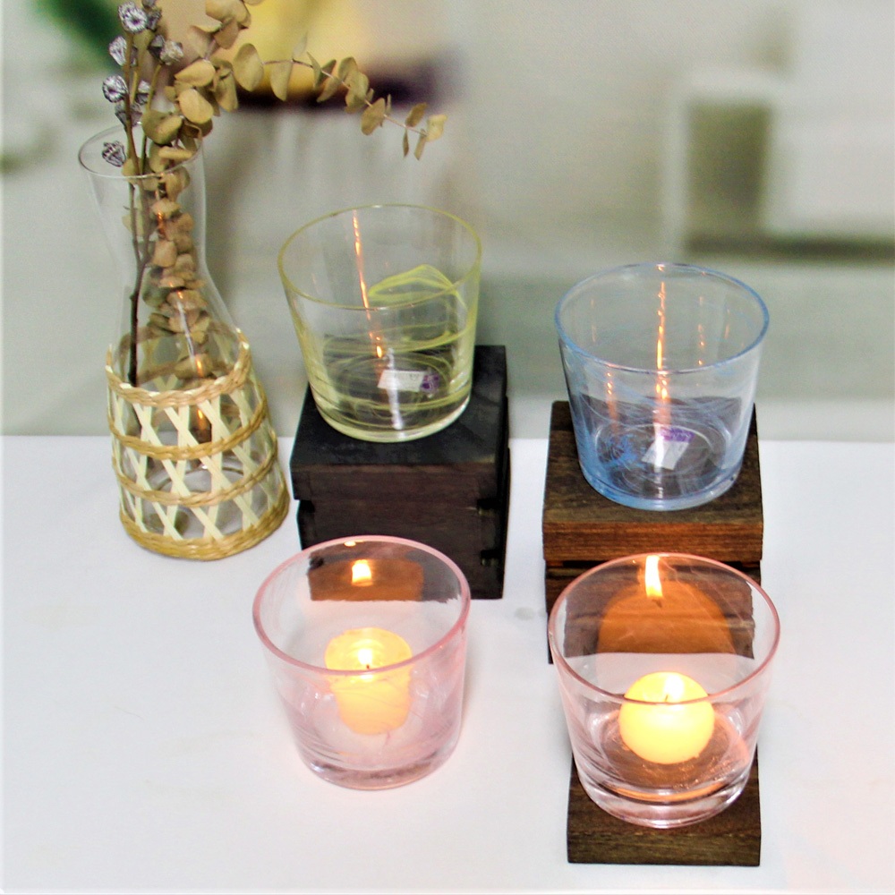 Crystal Glass Tealight Holder