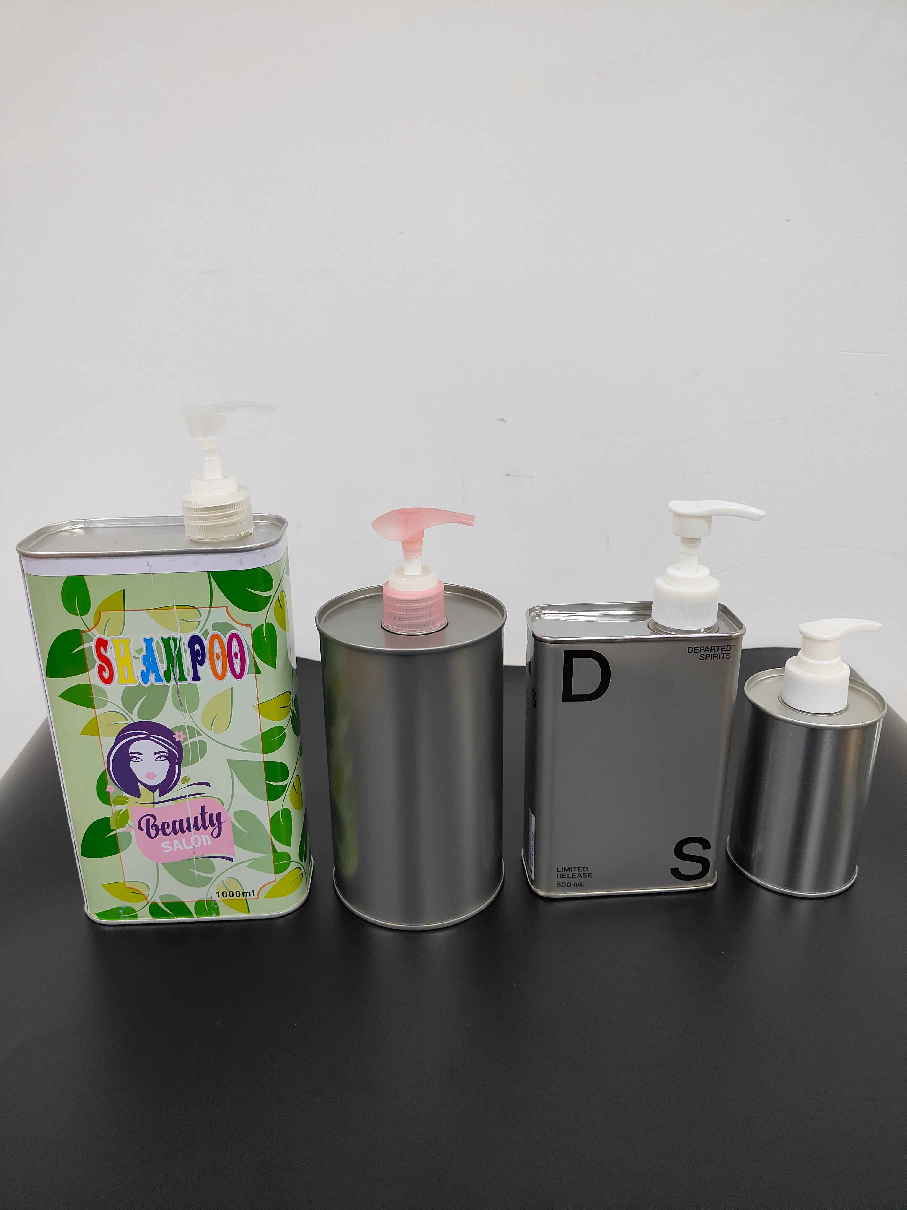 stainless steel liquid detergent bottle