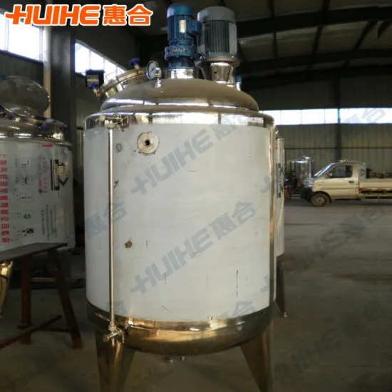 Factory Price Stainless Steel Juice Beverage Milk Mixing Equipment Tank