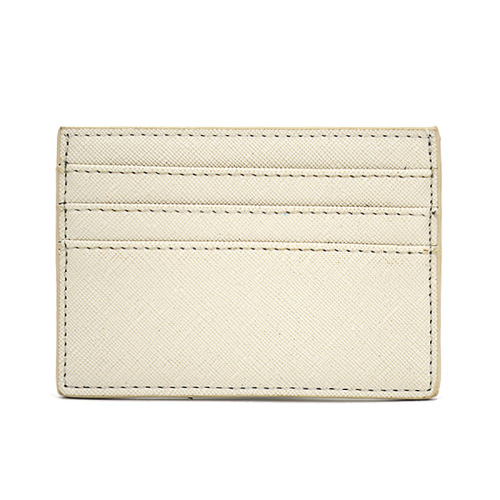 Ultra Thin Pu Saffiano Leather Credit Card Holder