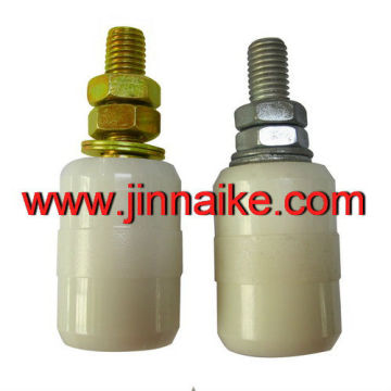 white galvanize sliding gate nylon roller