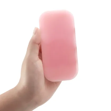 Wholesale Pink and White Reusable Silicone Eyelash Stand and Tool Holder