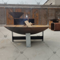 Corten Steel Backyard Patio Fire Bowl للبيع