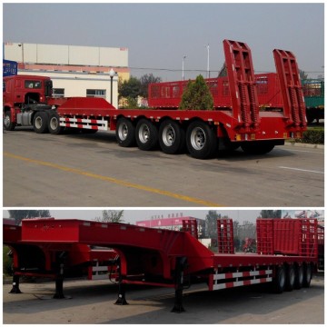 4 axles low bed trailer with godo quality