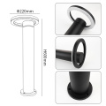 Fekete alumínium táj fűnyelv LED Bollard Lights