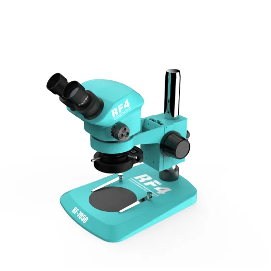 RF4 RF7050 100mm 10X-70X HD Electronics Stereo Binocular Microscope with LED Light for Phone PCB Soldering Welding