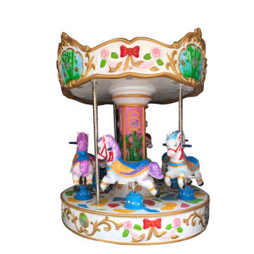 Customized 6 Seat Kids Carousel with CE Certificate for Indoor Playgrounds