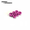 COLOFUL Kunci Diri Aluminium Hex Nut Dengan Flange