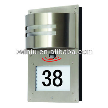 outdoor stainless steel led sensor light