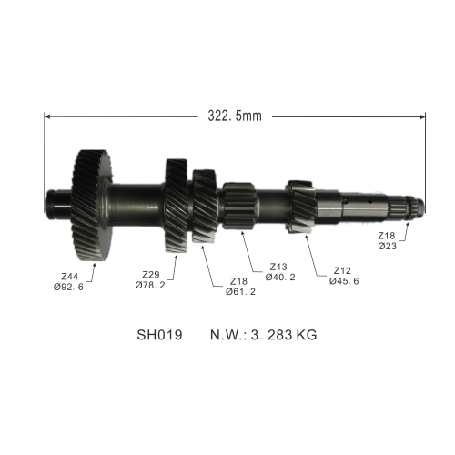 Auto Part GEARBOX SHAFT 3342126100 / 3342128040 FOR TOYOTA 3L