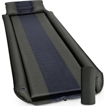 Rollover Protection Self Inflating Camping Mat with Armrest & Pillow