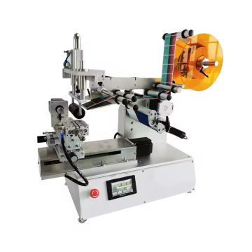 Semi-Automatic Plane Labeling Machine for Round and Square Bottles