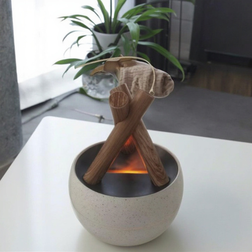 Portable Essential Oil Diffuser Humidifier Flame Diffuser