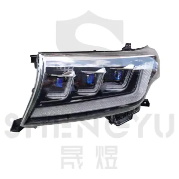 LED Headlights with 3 Lens for Land Cruiser LC200 2008-2015 Facelift