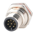 Custom M12 Waterproof Male/female Connectors IP67 250V Automotive Cable Connectors for Power Cord Connections