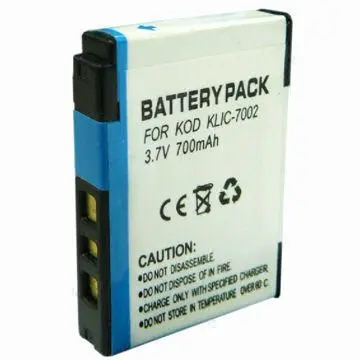 Digital Camera Battery for Kodak KLIC7002 and K7002