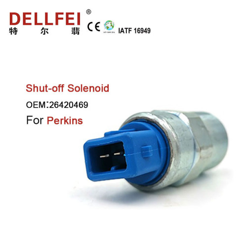 Válvula solenóide de corte de combustível de 12V 26420469 para Perkins