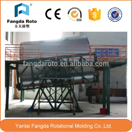 High technology rock n roll rotomolding equipment