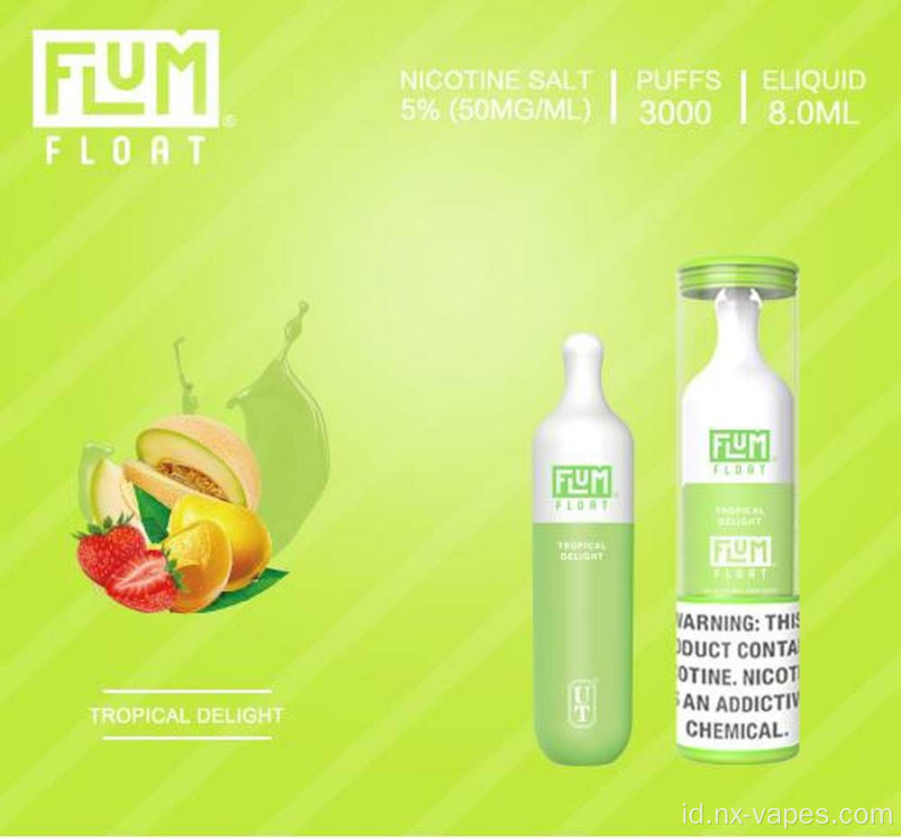 Flum float vape sekali pakai vape 3000puffs