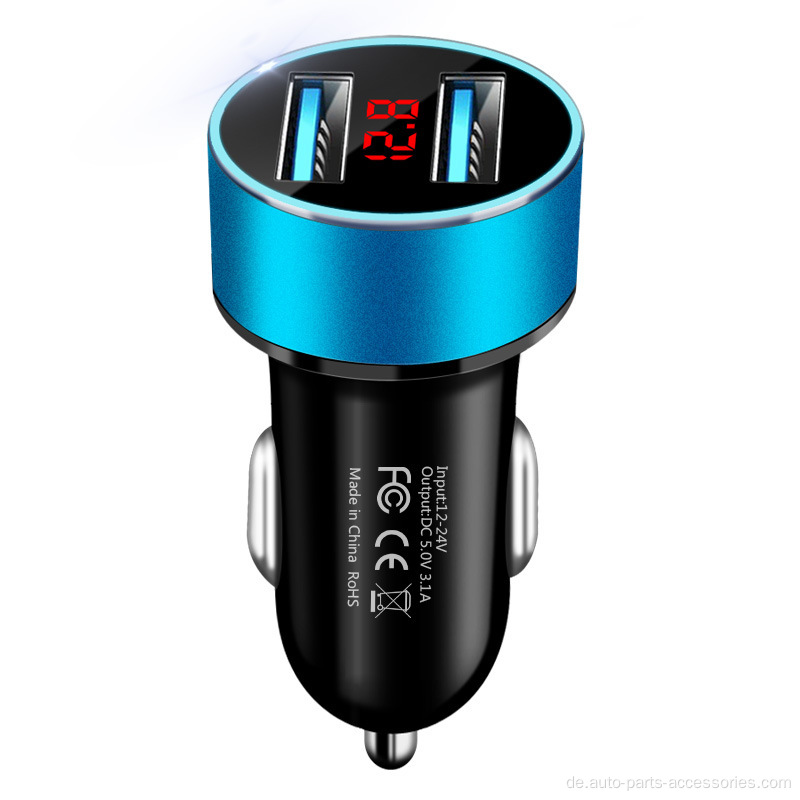 Auto -Ladegerät Accessoires USB Car Cigarette Leichterstecker