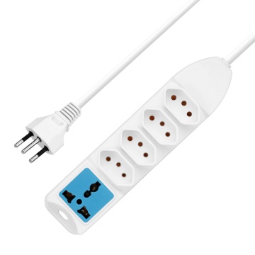 Quality Brazil Universal Extension Socket - 4 Outlets 110V-250V for Household Appliances