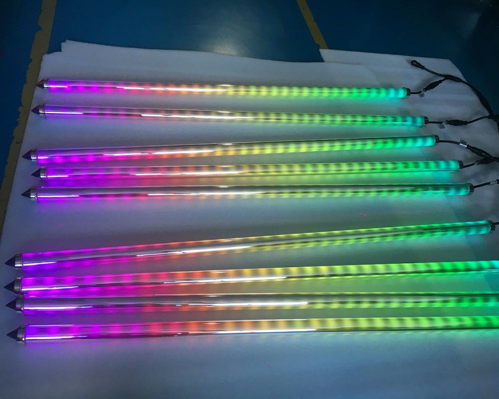 360 stupňov Madrix RGB Vertikálne pixelové trubicové svetlo