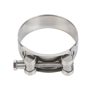 Stainless Steel T-Bolt Hose Clamps for Exhaust, Air, and Water Pipes - Hardware Sealing Solutions