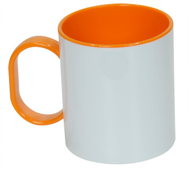 11oz Blank Plastic Polymer Sublimation Mug Coffee Mug Cup