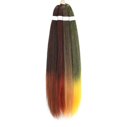 Pre Stretched Braiding Hair Extensions Wholesale Price Prestreched Synthetic Fiber Braiding Hair Jumbo Hair Braids For Women
