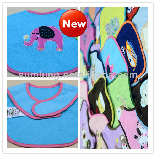 2014 Newest Cotton Baby Bib Hot Sale Multi Styles Cartoon Pattern Baby Apron Bib "11"