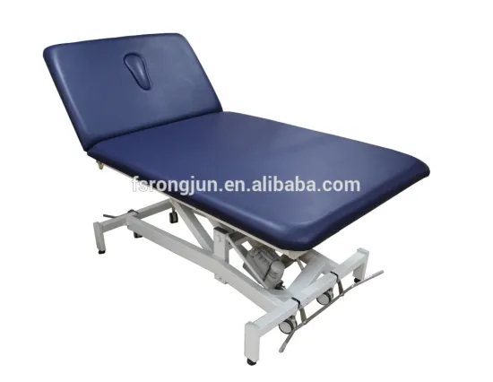 Extra wide electric motor physiotherapy equipment couch bed for patient treatment