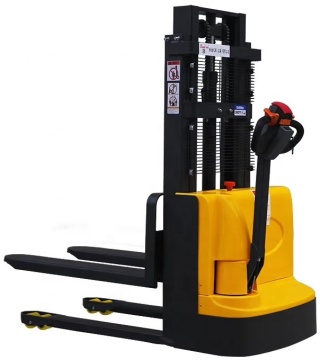 Full Electric Stacker with 2-Ton Capacity, Hydraulic Walking Forklift with 3-Ton/3000mm
