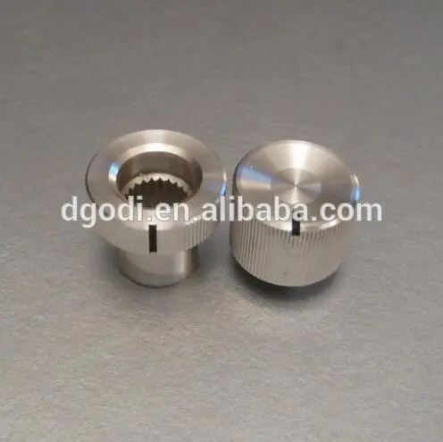custom made types of metal knob to control the volume for potentiometer