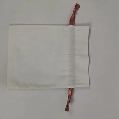 100% Cotton Drawstring Bag Drawstring Party Favor Bag