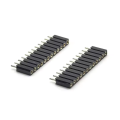 Conector de encabezado hembra mecanizado de 2.54 mm 112p