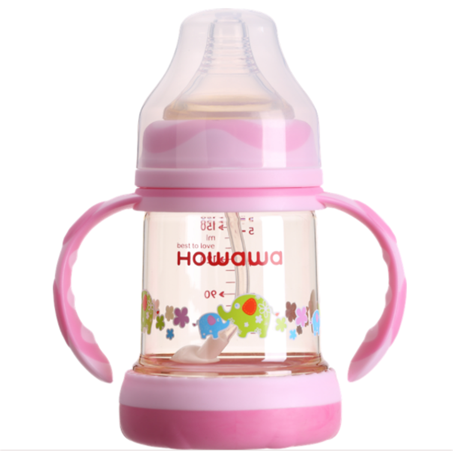 Бутилка за хранене с бебешко мляко против колики PPSU