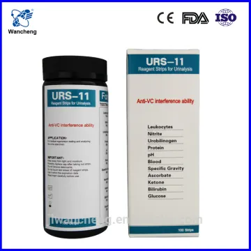 Urine Test Strips 11 parameters,medical diagnostic test kits