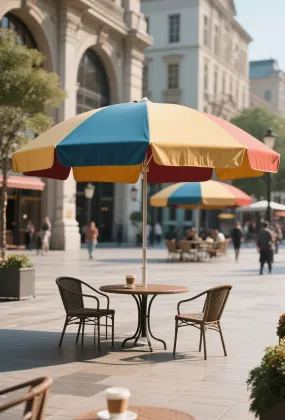 Customized umbrellas with company logo