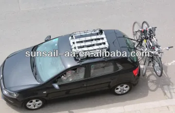 Aluminum heavy duty car roof tray